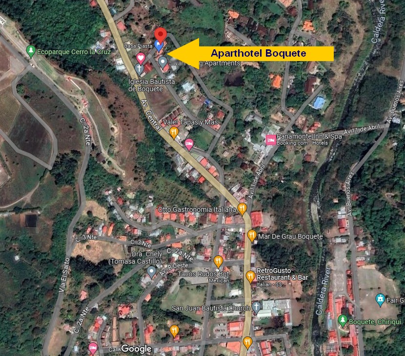 Aparthotel Boquete - Apartments for 1 or 2 with kitchen and private terrace